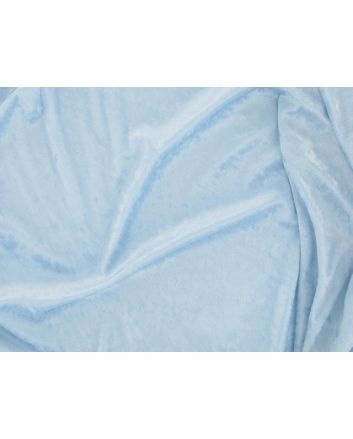 Crushed Velour - Baby Blue
