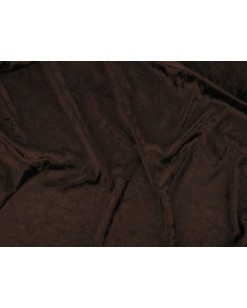 Crushed Velour - Chocolate