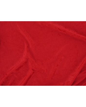 Crushed Velour - Red