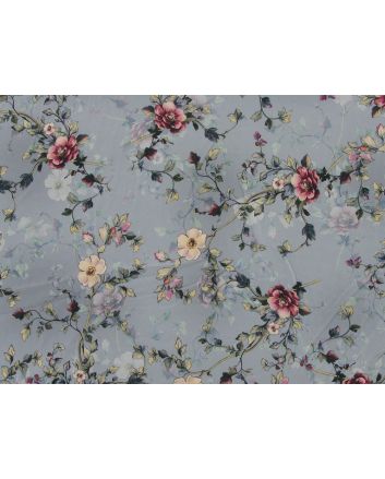 Crystal Smooth Dress Print, Carora, Sky