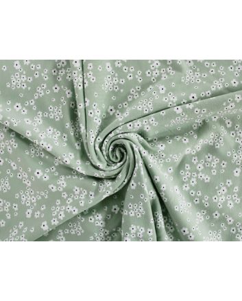 Daisy Fields Cotton Jersey, Sage