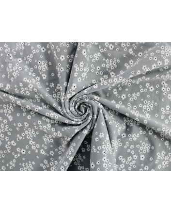 Daisy Fields Cotton Jersey, Silver