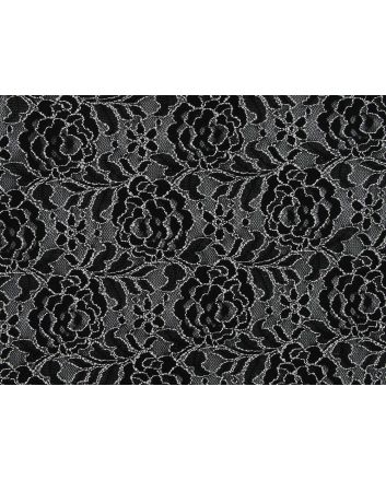 Dark Rose Polyester Print Roll End, 3.7m
