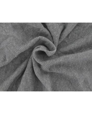 Deadstock Looped-Back Terry, Silver Melange