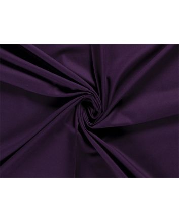 Deadstock Plain Dye Cotton, Aubergine