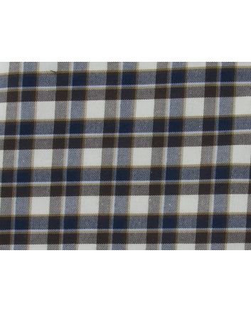 Deadstock Soft Cotton Woven Tartan, Ansley