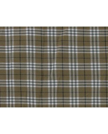 Deadstock Soft Cotton Woven Tartan, Davina