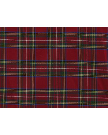 Deadstock Soft Cotton Woven Tartan, Stewart