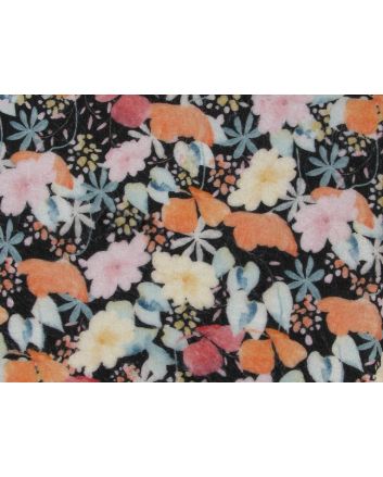 Digital Print Soft Huggle Fleece, Dainty Floral