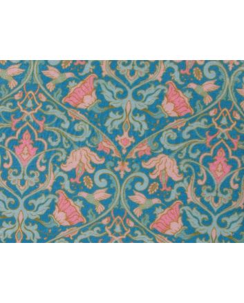 Digital Print Soft Huggle Fleece, Floral Hummingbird