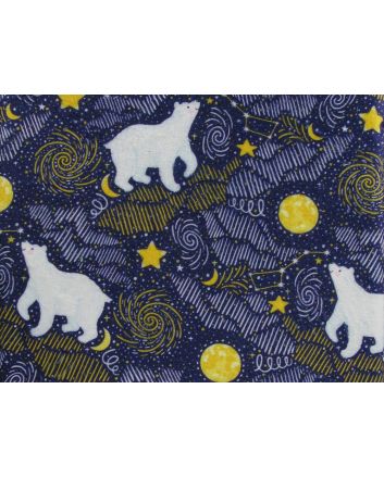 Digital Print Soft Huggle Fleece, Polar Bear Dreams