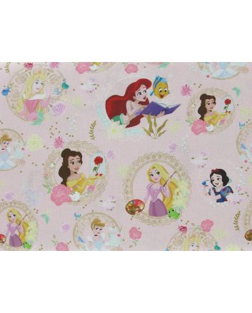 Disney Princess Frames Cotton Print