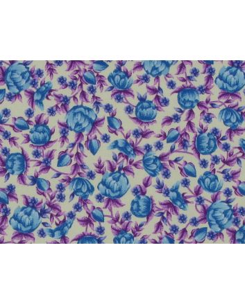 Ditsy Garden Cotton Poplin, Cream