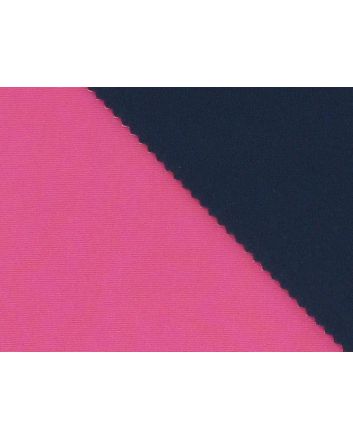 Double-Faced Bonded Neoprene, Pink and Navy