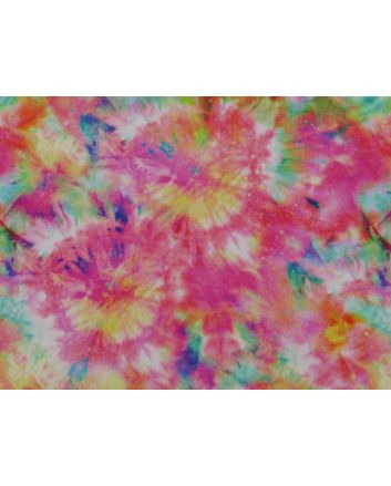 Dreamy Tie Dye Digital Print Viscose, Pink