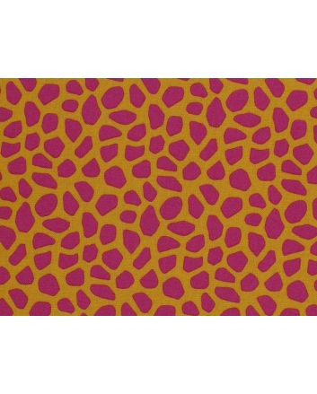 Electric Safari Giraffe Cotton Print, Cerise