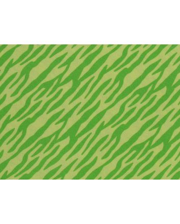 Electric Safari Zebra Cotton Print, Lime