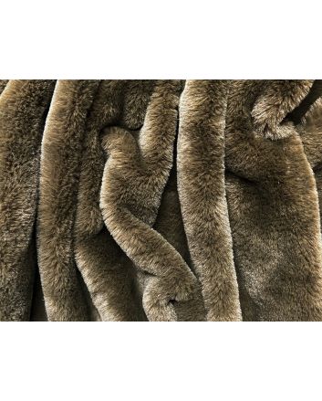Emily Soft Plush Faux Fur, Chocolate