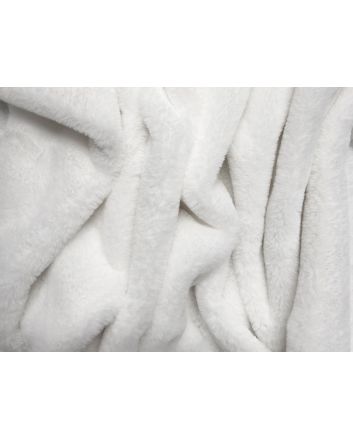 Emily Soft Plush Faux Fur, White