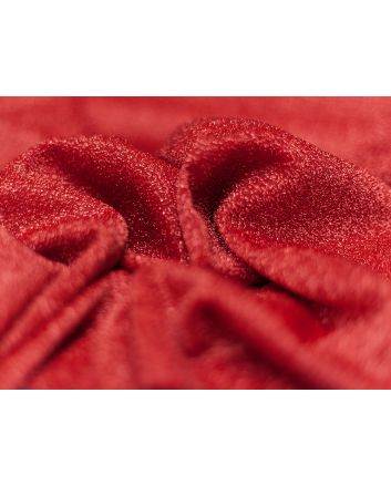 Fancy Firefly Metallic Knit - Red