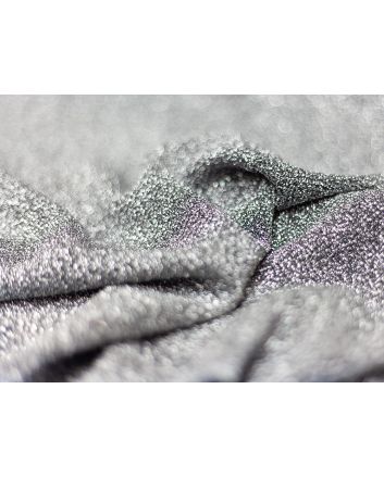 Fancy Firefly Metallic Knit - Silver Black