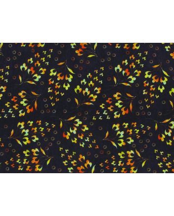 Fantastic Fern Soft Touch Cotton Poplin, Navy