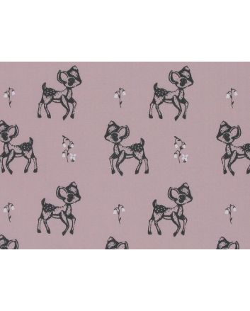 Fawn Forest Polycotton, Dusky Pink