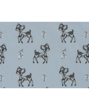 Fawn Forest Polycotton, Powder Blue