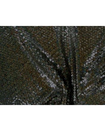 Fishscale Hologram Sequin - Black
