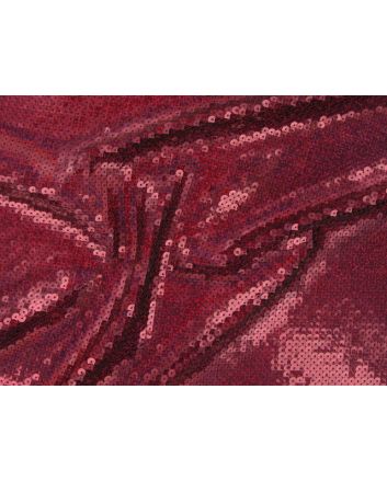 Fishscale Hologram Sequin - Burgandy
