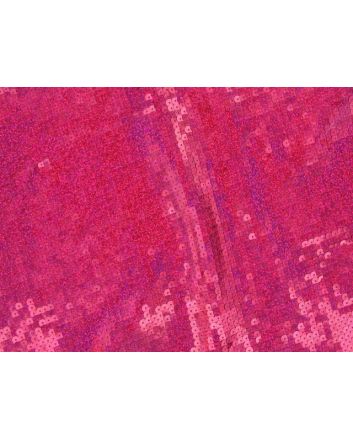 Fishscale Hologram Sequin - Fuchsia