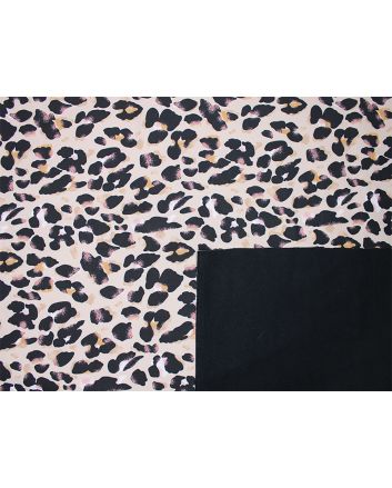 Fleece Backed Showerproof Soft Shell, Leopard