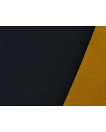 Fleece Backed Showerproof Soft Shell, Navy and Gold