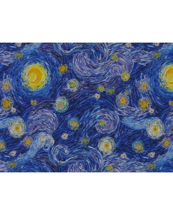 Fleece Backed Showerproof Soft Shell, Starry Night