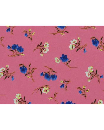 Floating Bouquet Cotton Poplin, Pink