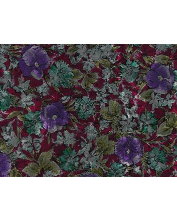 Flora Garden Viscose Brocade