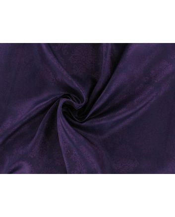 Floral Motif Two Tone Jacquard Acetate Viscose Lining, Purple