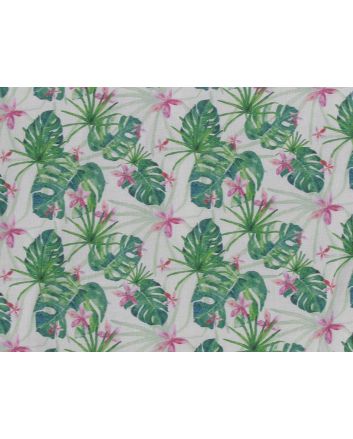 Floral Palm Cotton Print