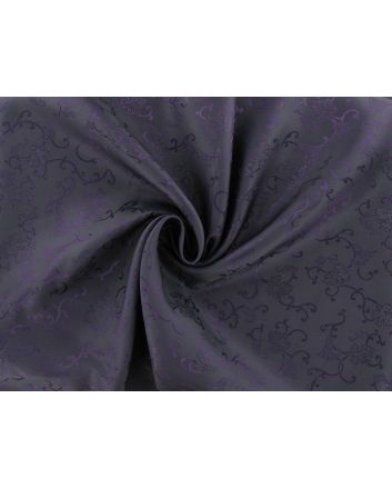 Floral Vine Two Tone Jacquard Acetate Viscose Lining, Mauve