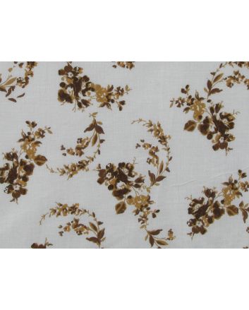 Flower Branches Lightweight Cotton Print
