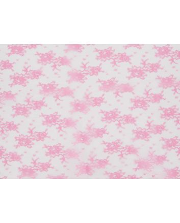 Flower Nylon Lace - Pink
