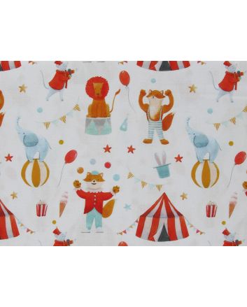 Fox Adventures Cotton Print, Circus