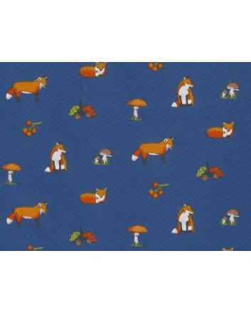 Fox Forest Polycotton, Royal