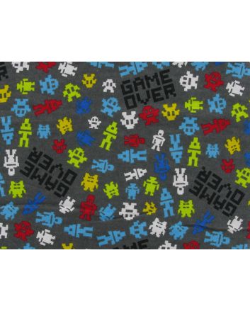 Game Over Brushed Cotton Winceyette