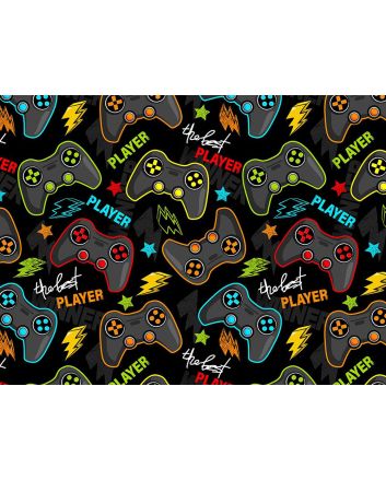Gamer Series Cotton Print, Best Player