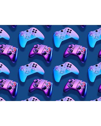 Gamer Series Cotton Print, Reality Control