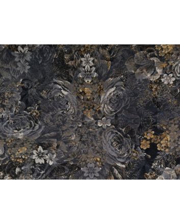 Garden Retreat Polyviscose Burnout Flock, Ochre