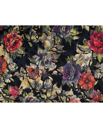 Garden Retreat Polyviscose Burnout Flock, Rose