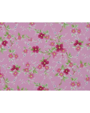 Garden Scent Cotton Poplin Print, Pink