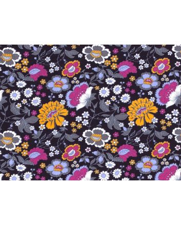 Gardena Delight Cotton Poplin, Navy
